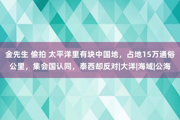 金先生 偷拍 太平洋里有块中国地，占地15万通俗公里，集会国认同，泰西却反对|大洋|海域|公海